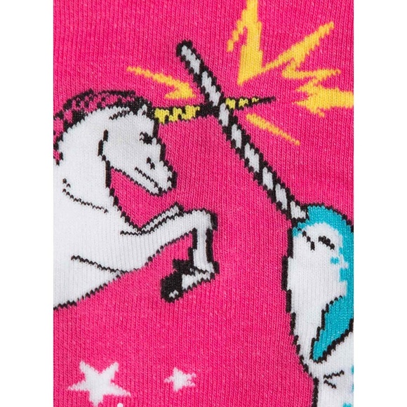 NEW Unicorn vs. Narwhal Knee High Socks Derby - Picture 3 of 4